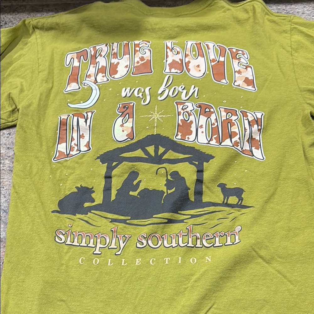 Simply Southern Kids Green Graphic T-Shirt